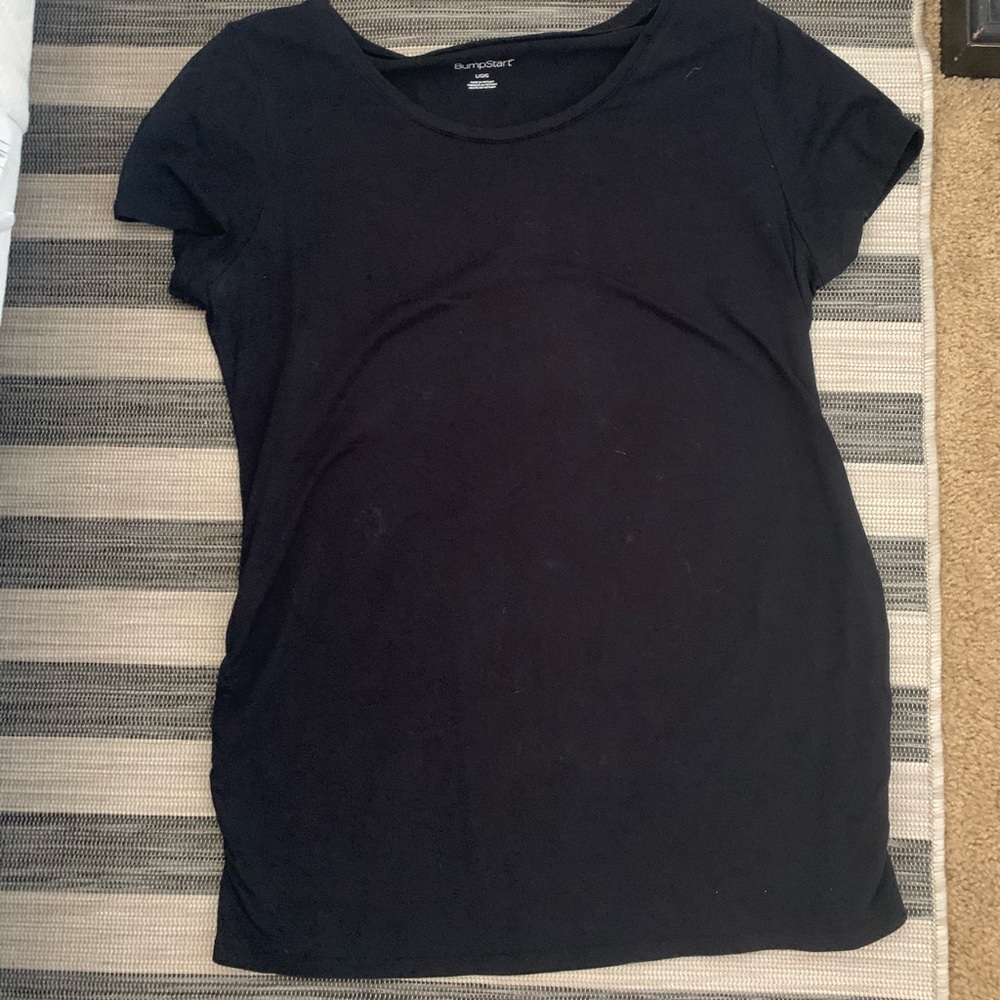 BumpStart black maternity top